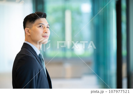 スーツの男性　スーツを着たビジネスマン 107977521
