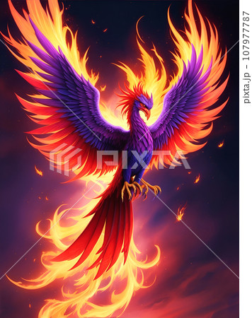 火の鳥「AI生成画像」のイラスト素材 [107977787] - PIXTA