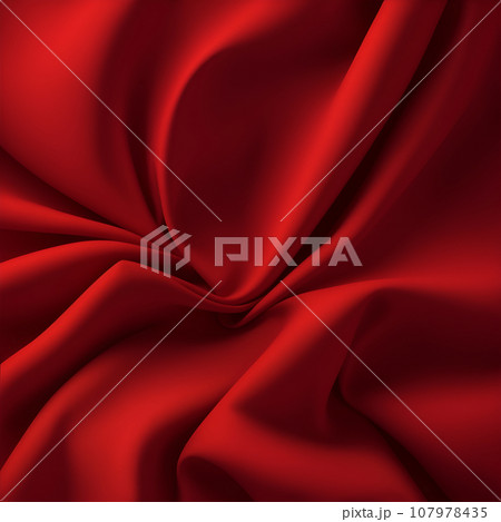 赤い生地「AI生成画像」 赤い生地「AI生成画像」 107978435