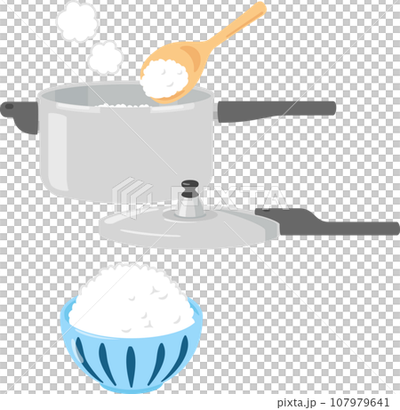 用高壓鍋煮的米飯 107979641