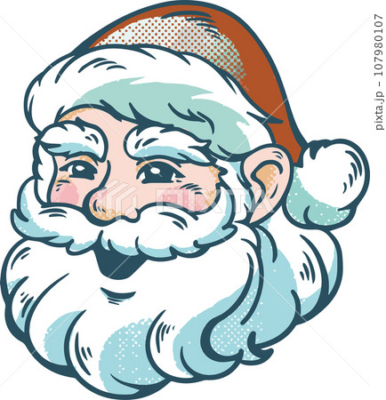 サンタクロース あしらい アイコン 飾り 人物 男性 顔 クリスマス 12月 シニア イラスト素材 サンタクロース あしらい アイコン 飾り 人物 男性 顔 クリスマス 12月 シニア イラスト素材 107980107