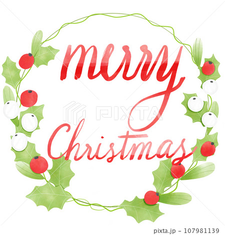 Merry Christmas card Merry Christmas card 107981139