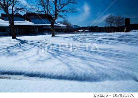 蒜山高原の雪景色 蒜山高原の雪景色 107981576