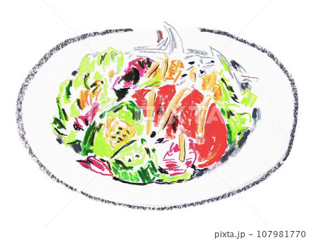 サラダ 107981770