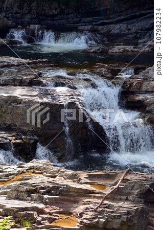 北海道芦別市の特別名勝「三段滝」 北海道芦別市の特別名勝「三段滝」 107982234