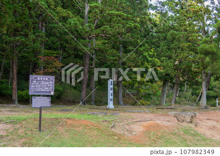 岩手県／毛越寺の嘉祥寺跡【世界遺産】平泉町 107982349