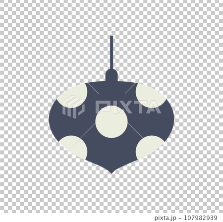 クリスマスツリーオーナメントのイラスト 107982939