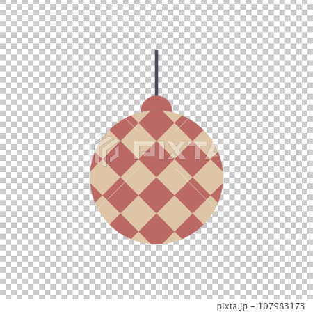 Christmas tree ornament illustration Christmas tree ornament illustration 107983173
