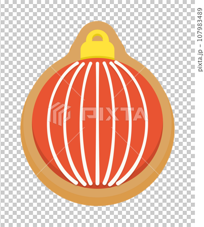 Ornament ginger cookie/cookie vector illustration/December/Christmas/winter 107983489