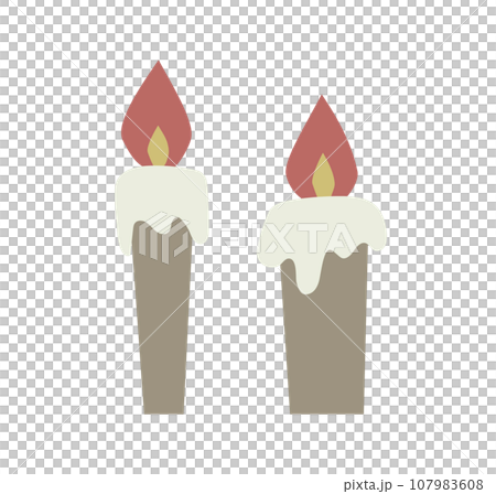 Illustration of a candle Illustration of a candle 107983608