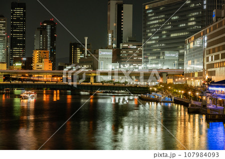 大阪天満橋夜景 107984093