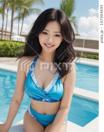 水着の女性 水着の女性 107984695