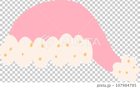 Santa hat pink Christmas 107984785