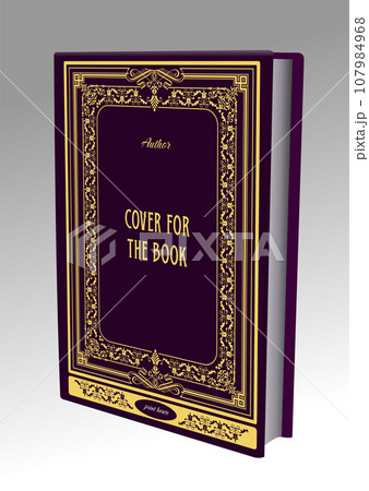 Old book cover design elements. 107984968