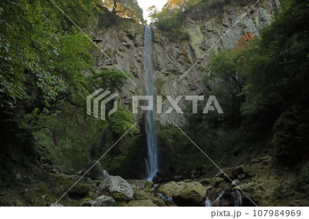 九州華厳と呼ばれる宇佐市東椎谷の滝の景色 107984969