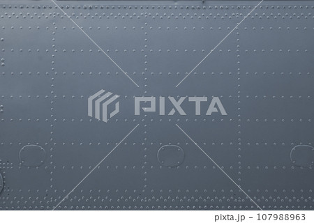 Abstract background from the metal skin of the aircraft. 107988963