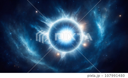 中性子星　AI生成画像 107991480
