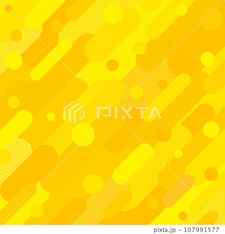 背景素材 黄色 オレンジ 幾何学的なドットとストライプ背景 イベント セール バックグラウンド 背景素材 黄色 オレンジ 幾何学的なドットとストライプ背景 イベント セール バックグラウンド 107991577