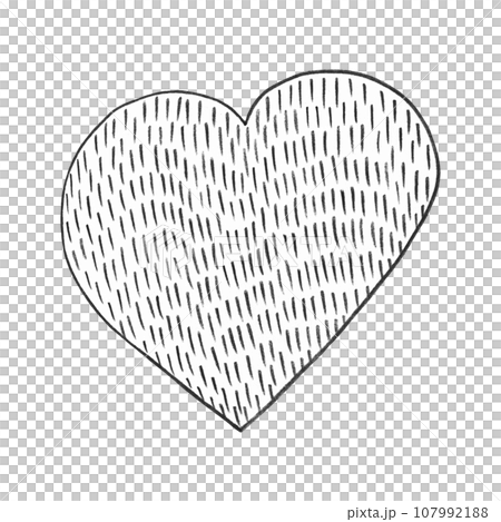 Black Heart Drawn by Colored Pencil. The Sign of World Heart Day. Symbol of Valentines Day. Heart Shape Isolated on White Background. Black Heart Drawn by Colored Pencil. The Sign of World Heart Day. Symbol of Valentines Day. Heart Shape Isolated on White Background. 107992188