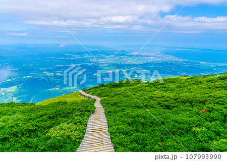真夏の大山山頂 真夏の大山山頂 107993990