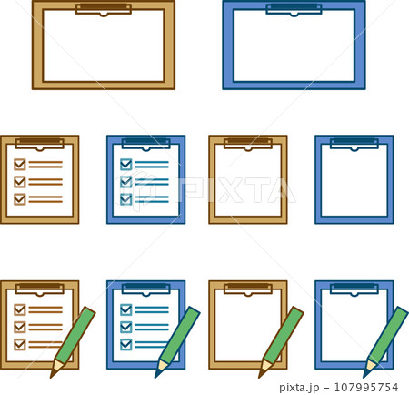 チェックリスト バインダー 鉛筆　セット 107995754