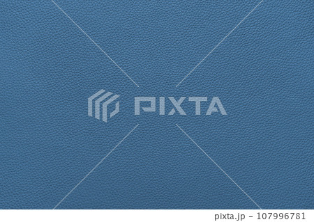 Genuine blue leather, eco friendly leatherette texture background 107996781