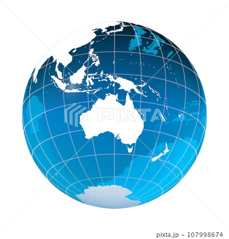 オーストラリア, 世界地図, 地球 107998674