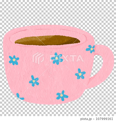 Cute pink pastel coffee mug Cute pink pastel coffee mug 107999161