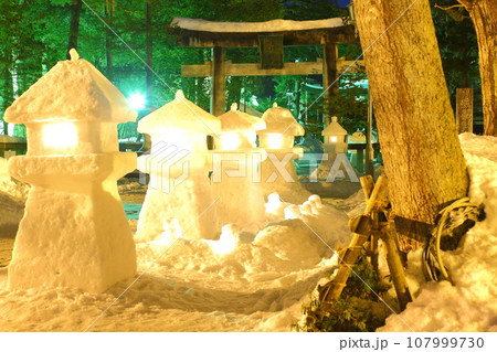 上杉神社 雪 上杉神社 雪 107999730