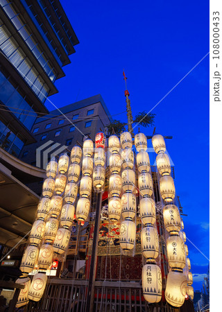 祇園祭 前祭 宵山の長刀鉾 祇園祭 前祭 宵山の長刀鉾 108000433