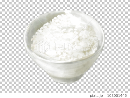 Watercolor white rice 01_1 108001446