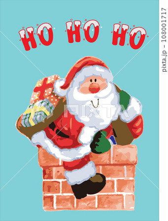 Santa clause character for Christmas designs	 108001717