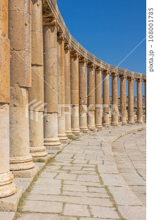 Oval Square at  Jerash ,  Jordan. 108001785
