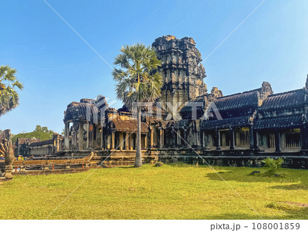 Angkor Wat, a temple complex in honor of the god Vishnu, built in the Angkor region, Siem Reap province in northern Cambodia 108001859