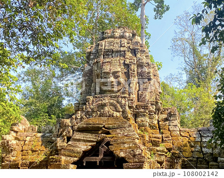 Ta Som, Tasaom, a small Buddhist temple in Angkor, Cambodia Ta Som, Tasaom, a small Buddhist temple in Angkor, Cambodia 108002142