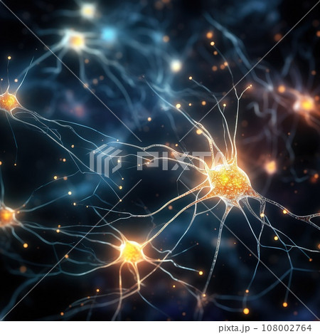 Neural connections in the brain, neurons 108002764