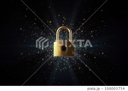 Digital technology cyber security concept 108003754