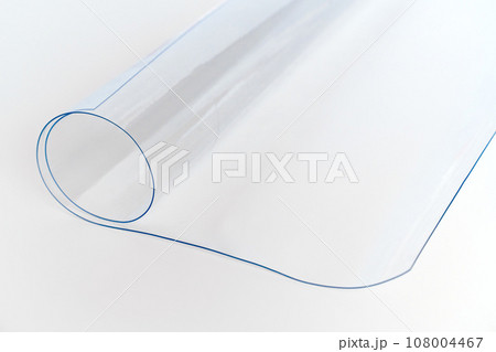 PVC film. polymeric material made of polyvinyl chloride. 108004467