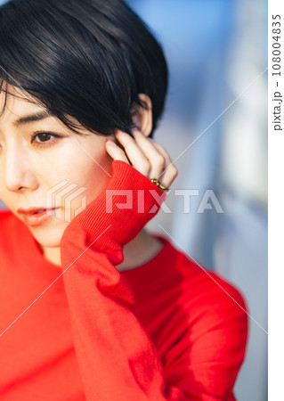 女性のファッションポートレート ストリートスナップ 女性のファッションポートレート ストリートスナップ 108004835