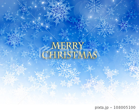 雪の結晶のイラスト背景 雪の結晶のイラスト背景 108005100