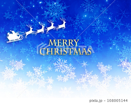 雪の結晶のイラスト背景 108005144