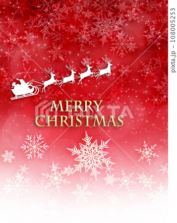 雪の結晶のイラスト背景 108005253