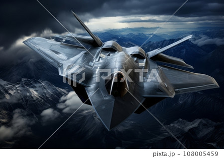 ステルス戦闘機,Generative AI AI画像 108005459