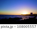 海に沈む夕日 108005557