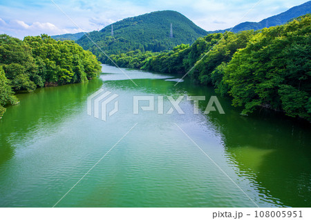 玉淀湖 寄居橋からの風景 寄居町 玉淀湖 寄居橋からの風景 寄居町 108005951