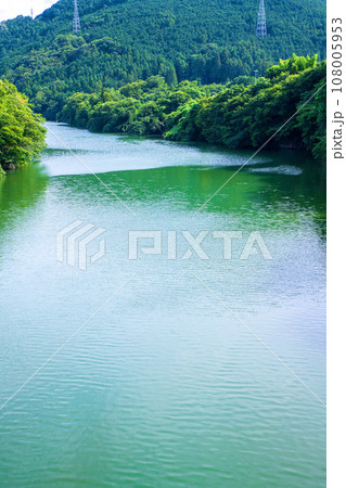 玉淀湖 寄居橋からの風景 寄居町 玉淀湖 寄居橋からの風景 寄居町 108005953