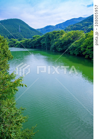 玉淀湖　寄居橋からの風景　寄居町　 108005957