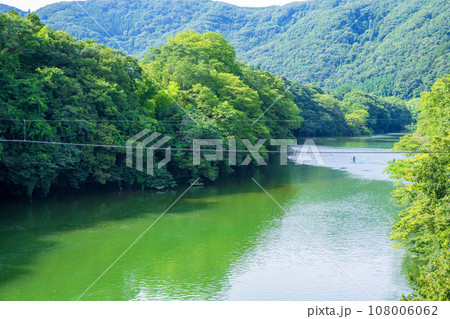 玉淀湖 寄居橋からの風景 寄居町 玉淀湖 寄居橋からの風景 寄居町 108006062