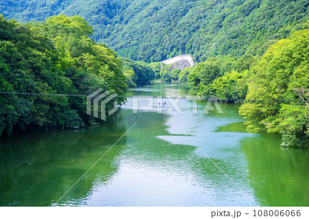 玉淀湖　寄居橋からの風景　寄居町　 108006066