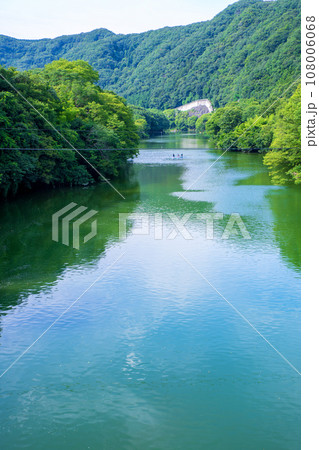 玉淀湖 寄居橋からの風景 寄居町 玉淀湖 寄居橋からの風景 寄居町 108006068